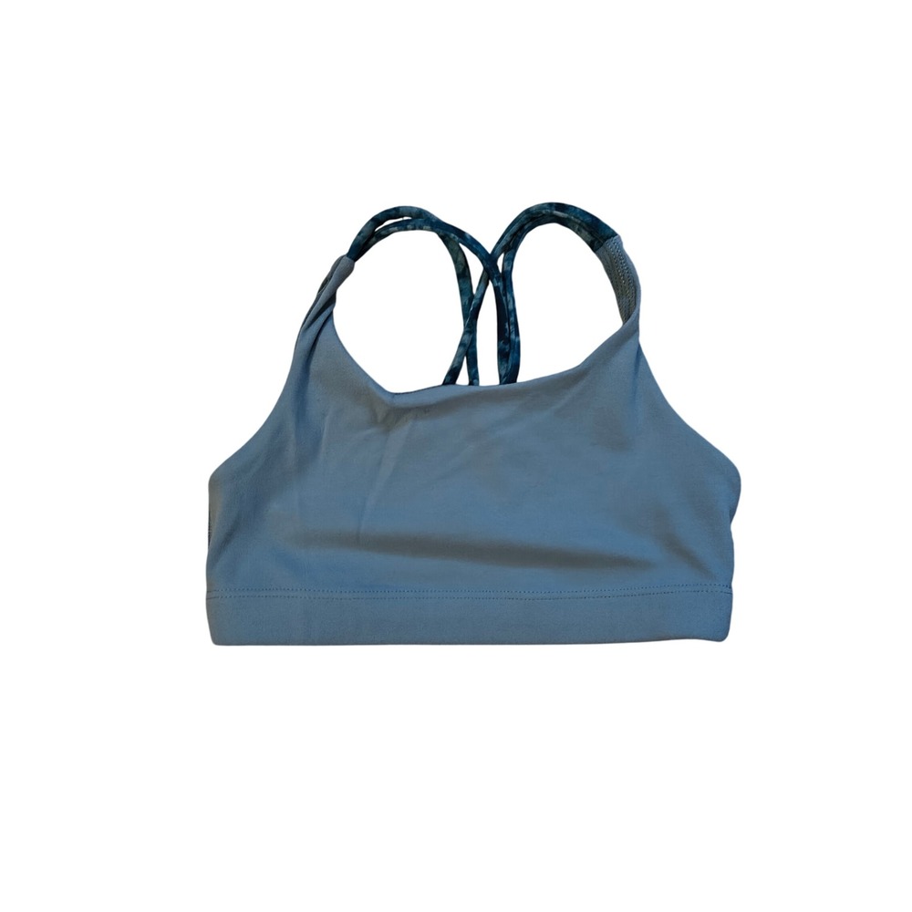 Athleta Girl Blue Tie Dye‎ Athletic Bra Size S/7
